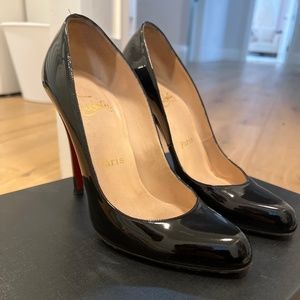 Christian Louboutin Black patent leather heels